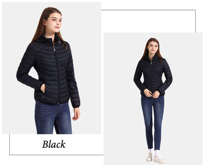 Ladies Padded Puffer Jacket Coat Ultralight Outdoor Clothes Outwear Slim Short Parka Portable Store In Bag The Clothing Company Sydney
