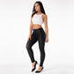 Melody Black Pleather Pants Womens Heat Fleece Lined Leggings Pu Skinny Push Up Trousers The Clothing Company Sydney