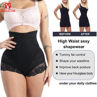 Shaper Panties Lace Shapers Body Shaper with Zipper Double Control Panties Shapewear Lace Waist Trainer The Clothing Company Sydney