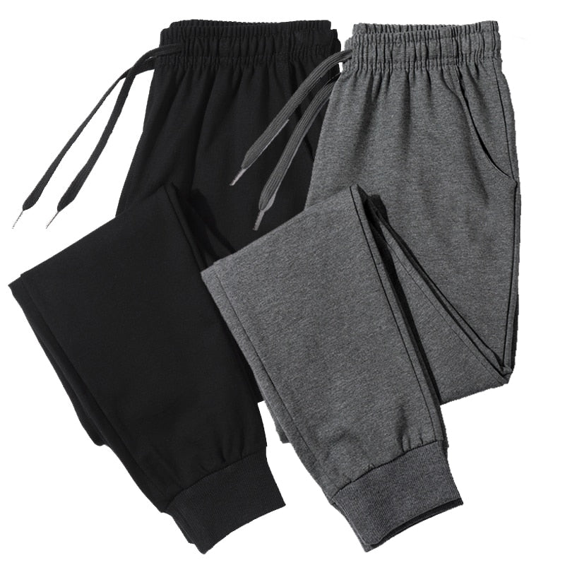 2 Piece Cotton New Sweatpants Men's streetwear Pants Fashion Pencil linen Pants Men Full Length Drawstring Trousers For Men Casual Pants The Clothing Company Sydney