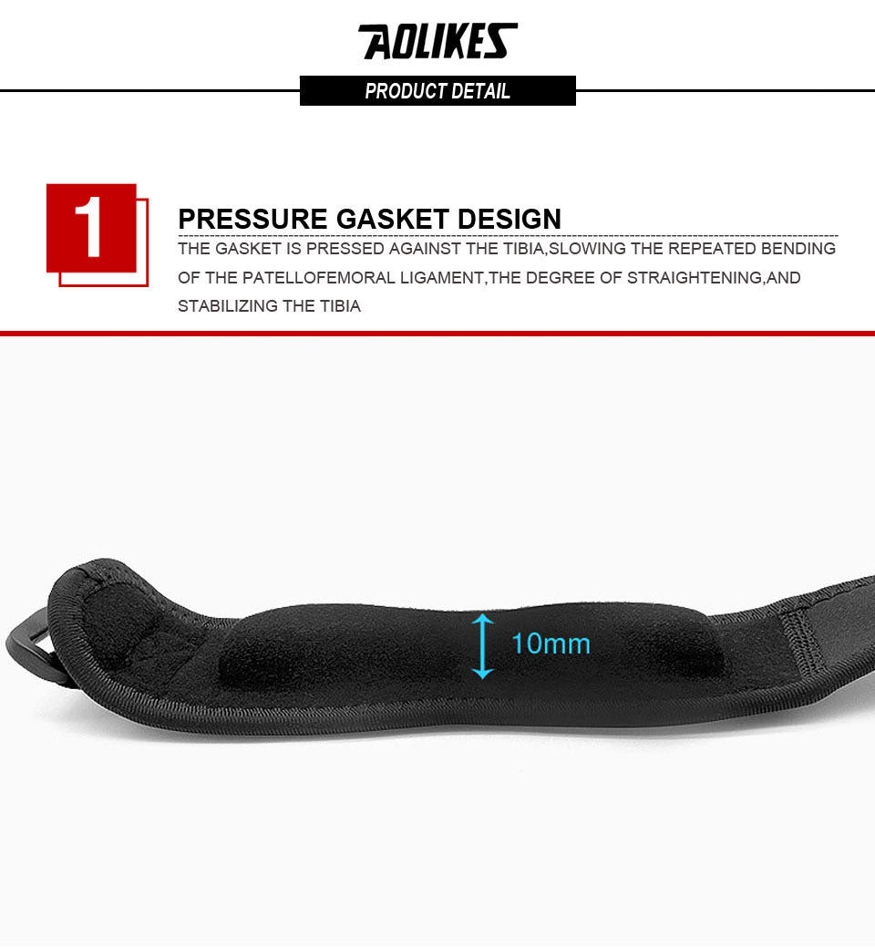 1 Piece Adjustable Knee Pad Knee Pain Relief Patella Stabilizer Brace Support for Hiking Soccer Basketball Running  Sport The Clothing Company Sydney