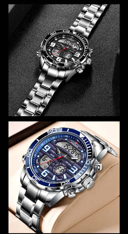 Lige Brand Foxbox Digital Mens Watches Sport Quartz Wristwatch All Steel Military Waterproof Watch The Clothing Company Sydney