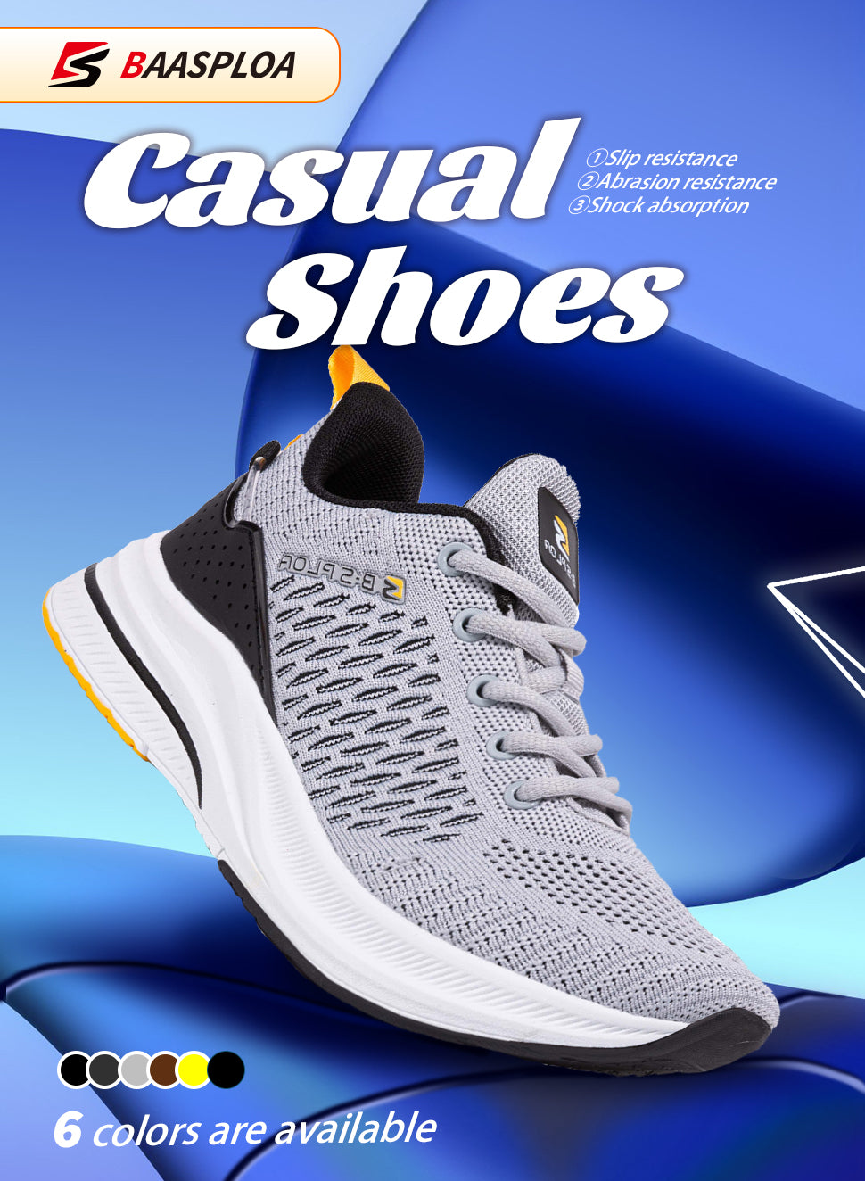 Men's Knit Casual Walking Breathable Trendy Sneakers Original Light Shock Absorption Male Tennis Shoes The Clothing Company Sydney