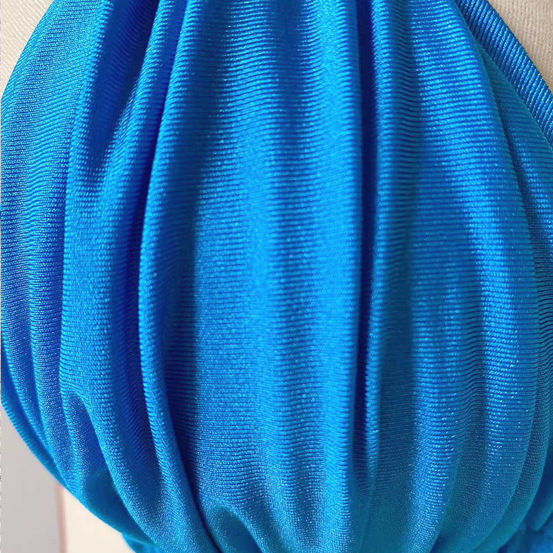 Pleated Bikinis Swimsuit Triangle Bikini Set Swimwear Halter Bathing Suits Bandage Beachwear The Clothing Company Sydney