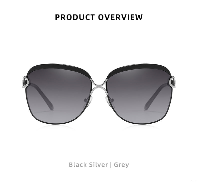 Polarized Ladies Sunglasses Gradient Lens Round Sun Glasses Square Luxury Brand Oculos Eyewear The Clothing Company Sydney