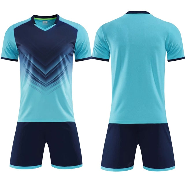 2 piece Football Men's Kids Boys Girls Women'sSoccer Jerseys Shorts Set Football Kit Training Team Uniforms Set The Clothing Company Sydney