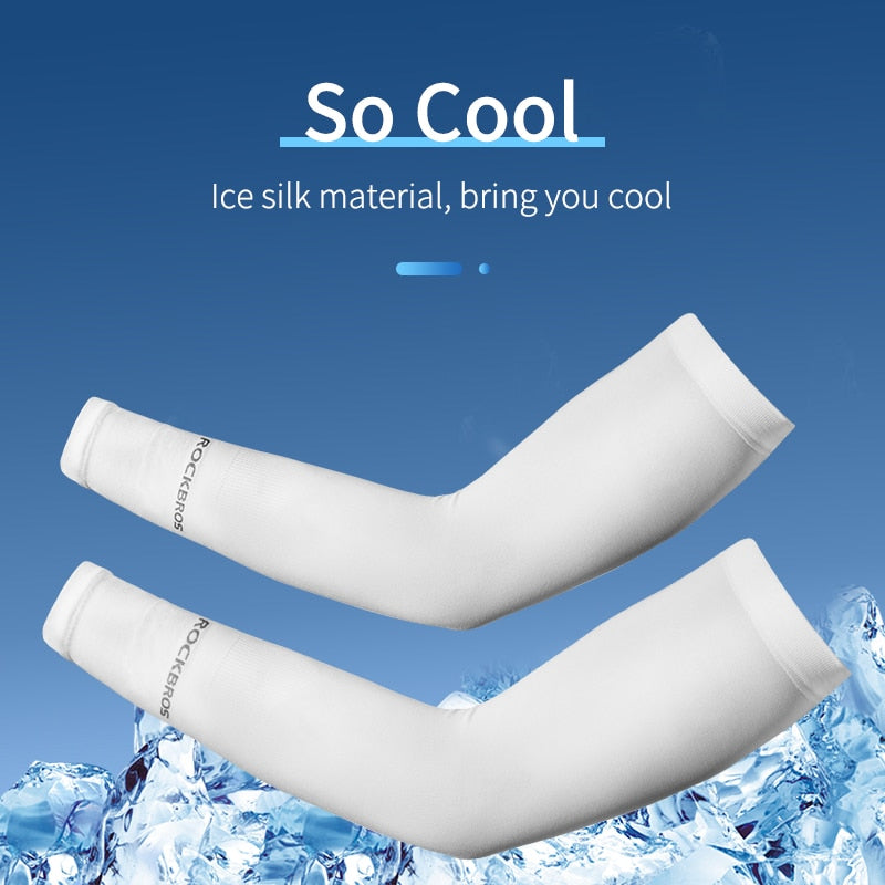 Ice Fabric Running Arm Warmers UV Protect Arm Sleeves Basketball Camping Riding Cycling Outdoors Sports Wear Protective Gear The Clothing Company Sydney