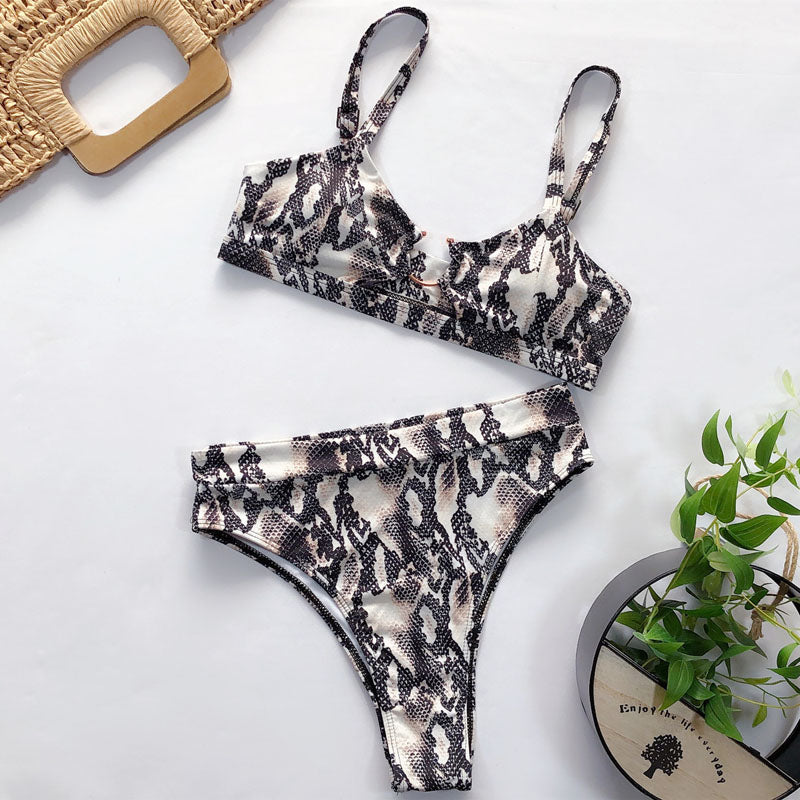 High Waist Bikini Swimsuit Swimwear Bandeau Thong Brazilian Bikini Set The Clothing Company Sydney