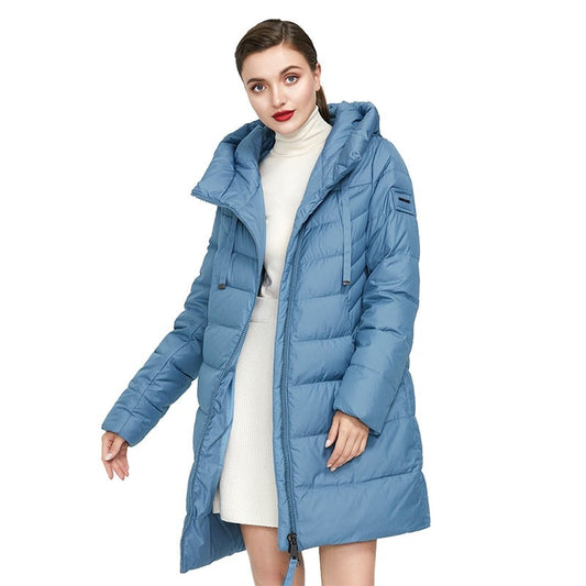 Long Puffer Winter Down Jacket Women's Thick Coat Women Hooded Parka Warm Brand Cotton Blend Jackets The Clothing Company Sydney