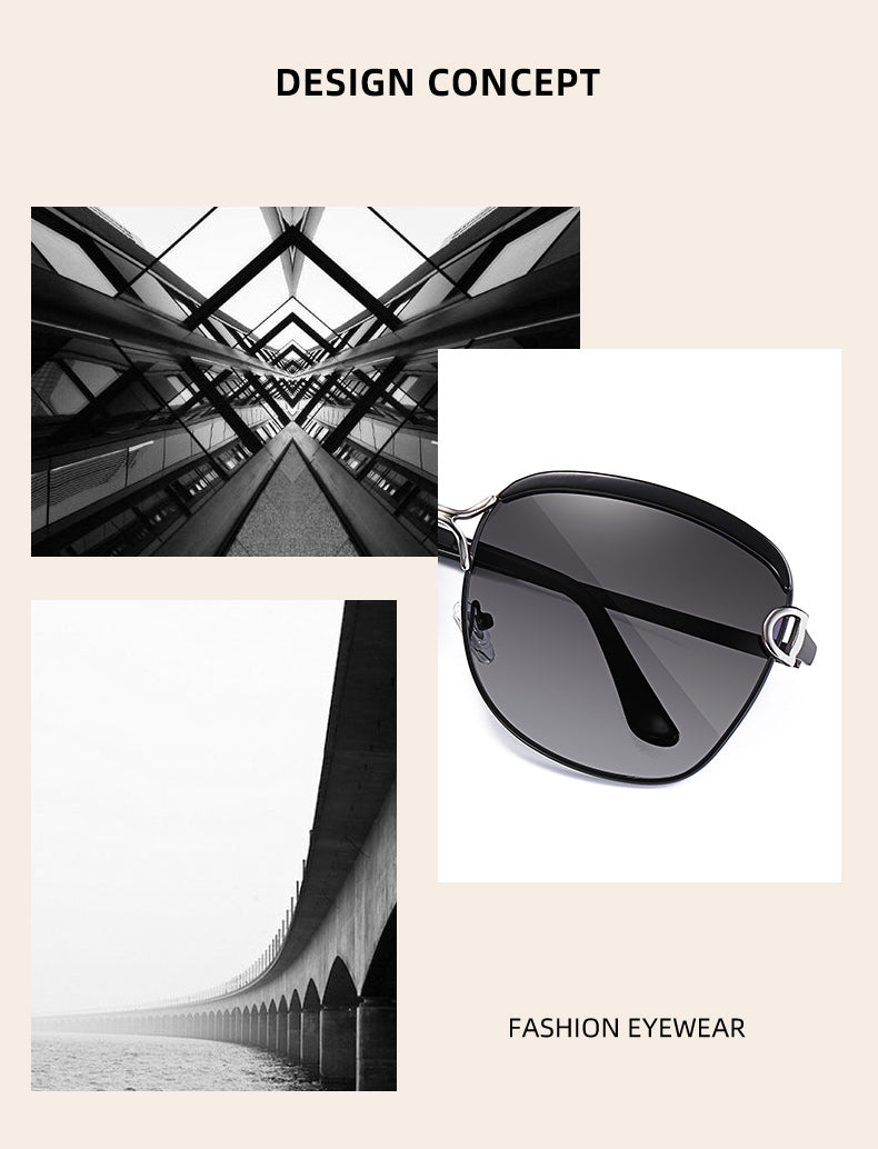 Polarized Ladies Sunglasses Gradient Lens Round Sun Glasses Square Luxury Brand Oculos Eyewear The Clothing Company Sydney