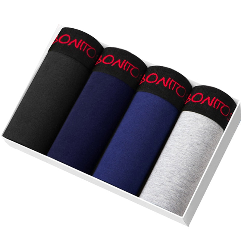 4 Pack Boxer Shorts Men's Panties Underpants Boxershorts Underwear Cotton Mix Trunks Set The Clothing Company Sydney