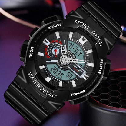 Sanda Military Army Sport Style Wristwatch Dual Display Men's Watch Clothing Company Sydney