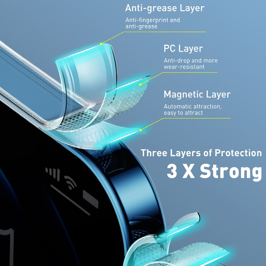 Transparent Magnetic Phone Case for iPhone 13 Pro Max 13pro Wireless Charging Cover iPhone 12 12 Pro Max Magnet Case The Clothing Company Sydney