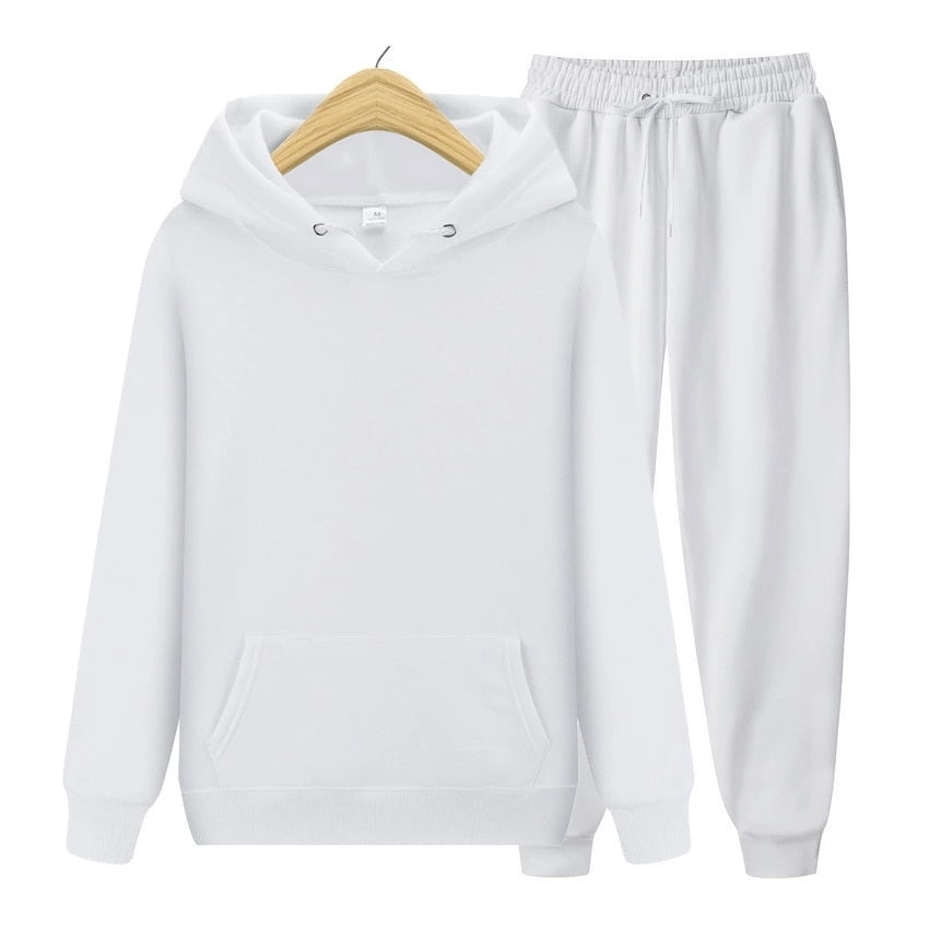 Men's Ladies Hoodies+Pants Autumn Hooded Sweatshirt Sweatpants Fashion Slim Fit Hip Hop Pullover Hoodie Set The Clothing Company Sydney