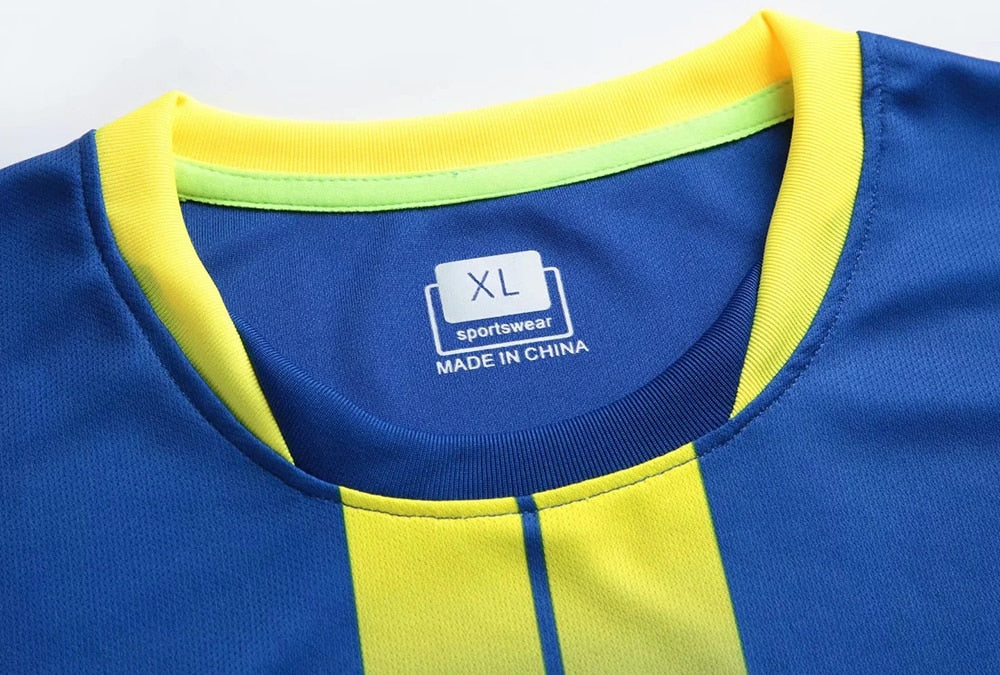 2 piece Football Men's Kids Boys Girls Women'sSoccer Jerseys Shorts Set Football Kit Training Team Uniforms Set The Clothing Company Sydney