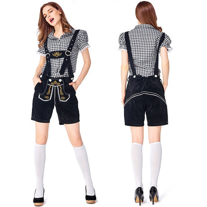 Ladies Okotberfest Costume Lederhosen Suspender Germany Bavaria Traditional Festival Beer Party Fantasy Fancy Dress The Clothing Company Sydney