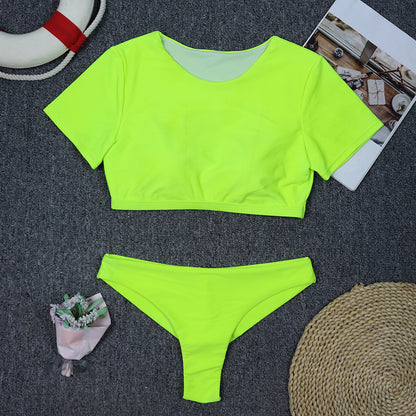 2 Piece Swimwear Women's Leopard Print  Swimsuit Bathing Suit Retro Swimsuit Vintage Beach wear Surfing Swim Suit Bikini Set The Clothing Company Sydney