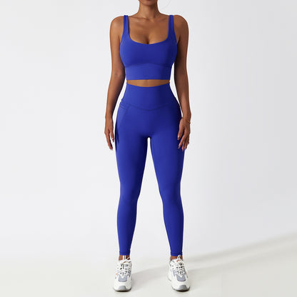 2 Piece Women Yoga Set Seamless Workout Suit Sportswear Gym Clothing Fitness Bra High Waist Leggings Sports Shorts Sports Suits The Clothing Company Sydney