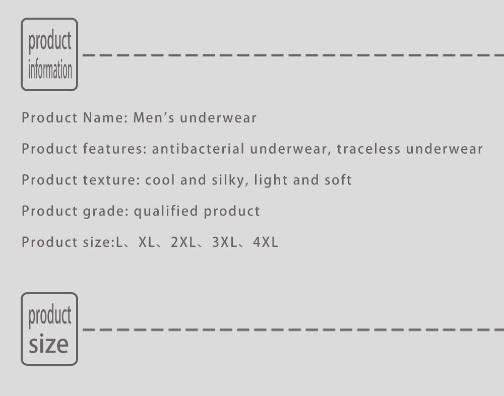 Men's Underwear Graphene 3A Antibacterial Underpants Ice Silk Men Boxer Shorts Moisture Absorbent Elastic Male Trunks The Clothing Company Sydney