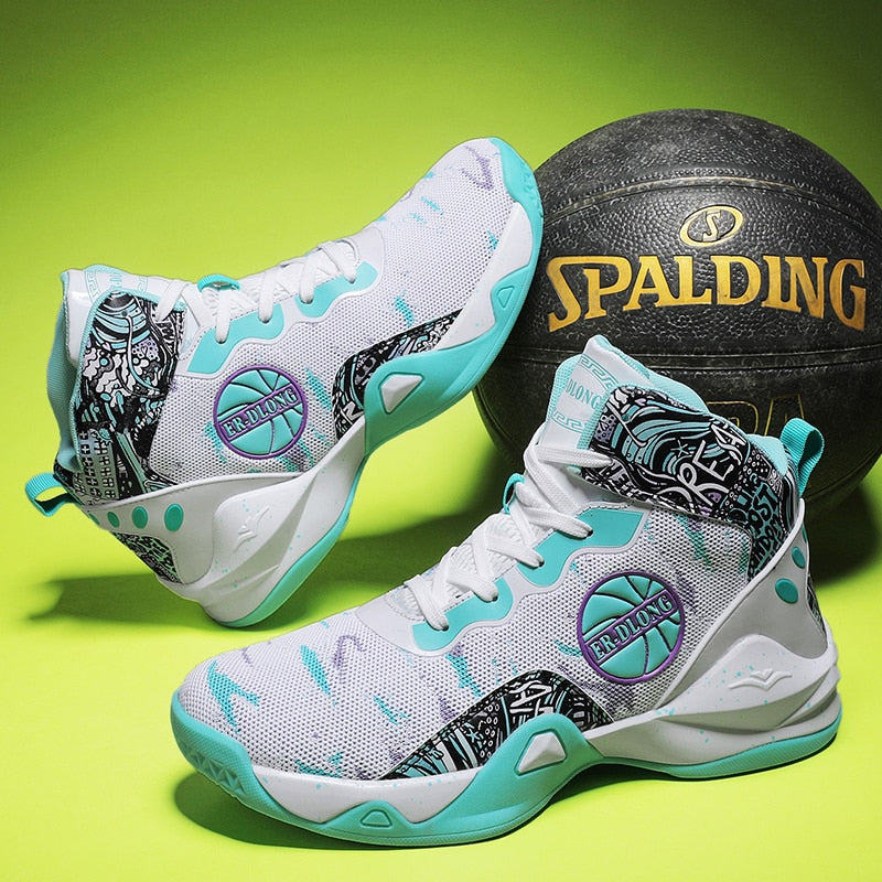 Unisex basketball shoes men's sports shoes women's breathable cushioning non-slip wear-resistant gym training sports Sneakers The Clothing Company Sydney