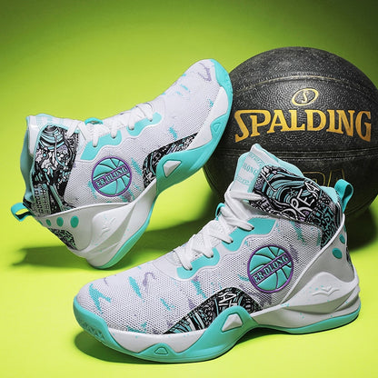 Unisex basketball shoes men's sports shoes women's breathable cushioning non-slip wear-resistant gym training sports Sneakers The Clothing Company Sydney