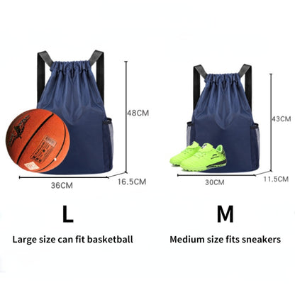 Basketball Soccer Volleyball Sports Backpack Drawstring Backpack Student Marathon Event Basketball Bag Bundle with Side Pocket The Clothing Company Sydney