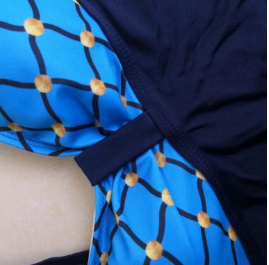 Plus Size Tankini Swimwear Plaid Bikini Bathing Suit Beach Wear Swimsuit Bow Tied Deep V Bodysuit Summer wear The Clothing Company Sydney