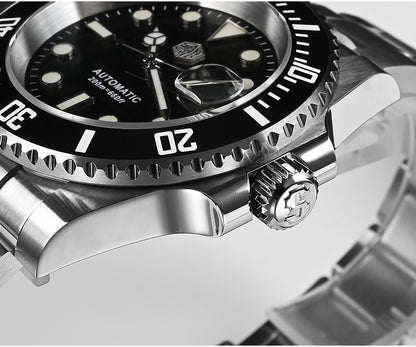San Martin 40.5mm Water Ghost V3 Sub Diver Luxury Men's NH35 Automatic Mechanical Business Wristwatches Sapphire 20Bar Watch The Clothing Company Sydney