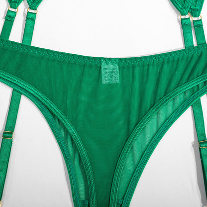 4 Piece Lingerie Underwear Bra Garters Brief Sets Transparent Lace Seamless Panties Set The Clothing Company Sydney