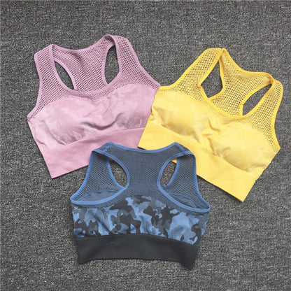 2PCS Camouflage Set Women Yoga Suit Sport Set Gym Workout Clothes Long Sleeve Fitness Crop Top High Waist Seamless Camo Leggings The Clothing Company Sydney