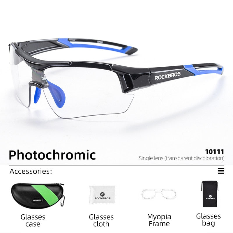 Photochromic Cycling Glasses Bike Bicycle Glasses Sports Men's Women's Sunglasses MTB Road Cycling Eyewear Protection Goggles The Clothing Company Sydney