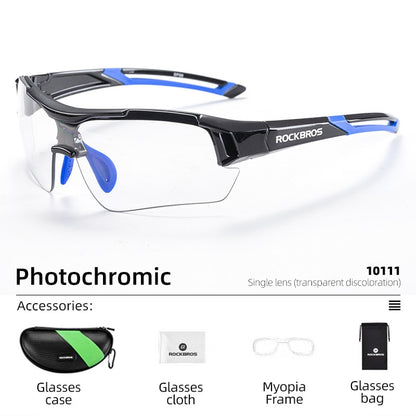 Photochromic Cycling Glasses Bike Bicycle Glasses Sports Men's Women's Sunglasses MTB Road Cycling Eyewear Protection Goggles The Clothing Company Sydney