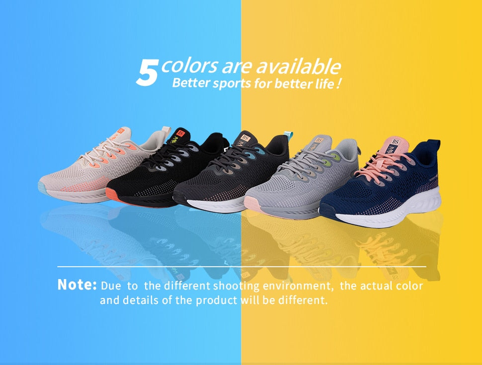 Women's Fashion Sneaker Light Knit Running Shoes Yoga Gym Tennis Sneaker Comfortable Walking Shoes The Clothing Company Sydney