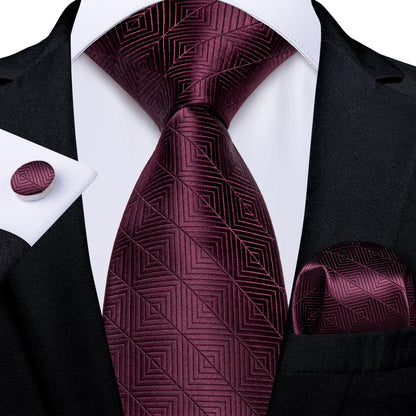 Men Purple Floral Paisley Necktie Business Formal 100% Silk Tie Pocket Square Set For Wedding Party The Clothing Company Sydney