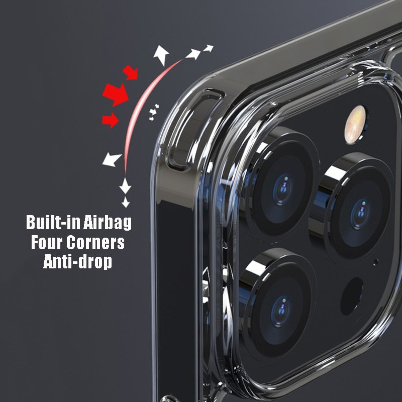 Luxury Tempered Glass Clear Case For iPhone 11 12 13 14 Pro XS Max 13Mini X XR Transparent Hard Case For iPhone 7 8 Plus SE2 The Clothing Company Sydney
