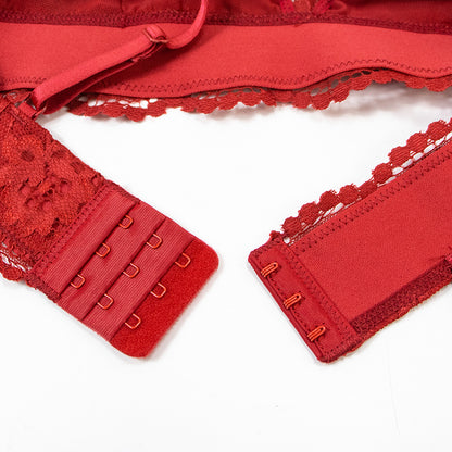 4 Piece Underwear Bra Lingerie Lace Summer Bra +Panty +Garter +Stockings Set The Clothing Company Sydney