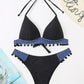2 Piece Swimwear Swimsuit Tassel Black Ball Leopard Bikinis Set Push Up Bathing Suit Summer Brazilian Beach Wear The Clothing Company Sydney