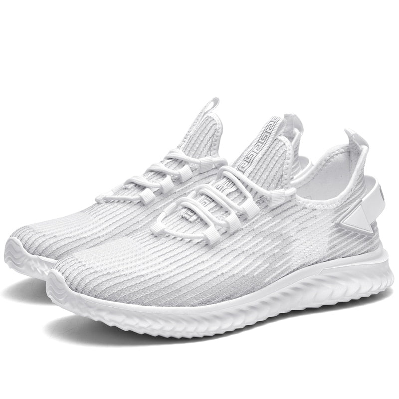 Men's Sneakers Breathable Stretch Fabric Soft Comfortable Running Sport Shoes Big Size 47 48 Lightweight Men Shoes The Clothing Company Sydney