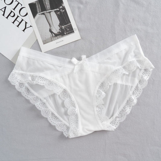 Mesh Women's Panties Hollow Out Briefs Transparent Low Waist Lingerie Breathable High Elasticity Underwear Underpants The Clothing Company Sydney