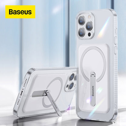 Magnetic Phone Case For iPhone 13 Pro Max Case Transparent Bracket Case Phone Covers for iPhone 13 Pro Magnet Back Cover The Clothing Company Sydney