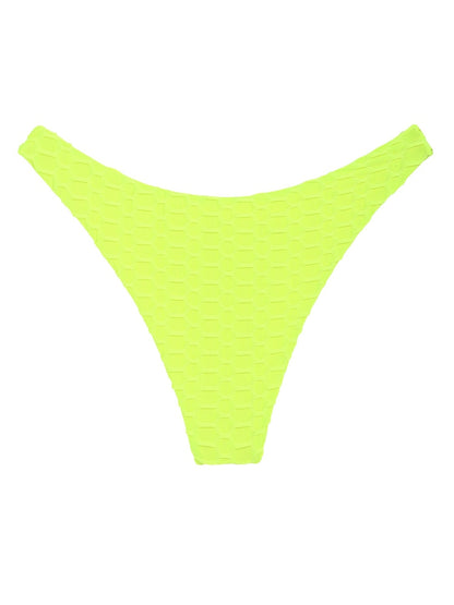 Two Tone Color Block O-ring Honeycomb Textured Bikini Swimwear Mix & Match Swimsuit Separates Beach Top And Bottom The Clothing Company Sydney