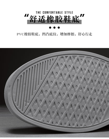 Summer Men Shoes Casual Platform Fashion Sneakers Canvas Slip-On Breathable Non Slip Design Luxury Loafers The Clothing Company Sydney