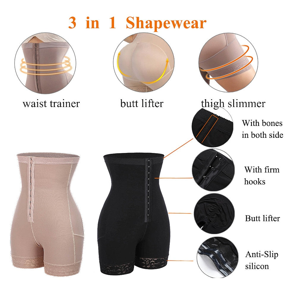 Butt Lifter Shapewear High Waist Tummy Control Panties Waist Trainer Body Shaper Sheath Flat Belly Shapewear The Clothing Company Sydney