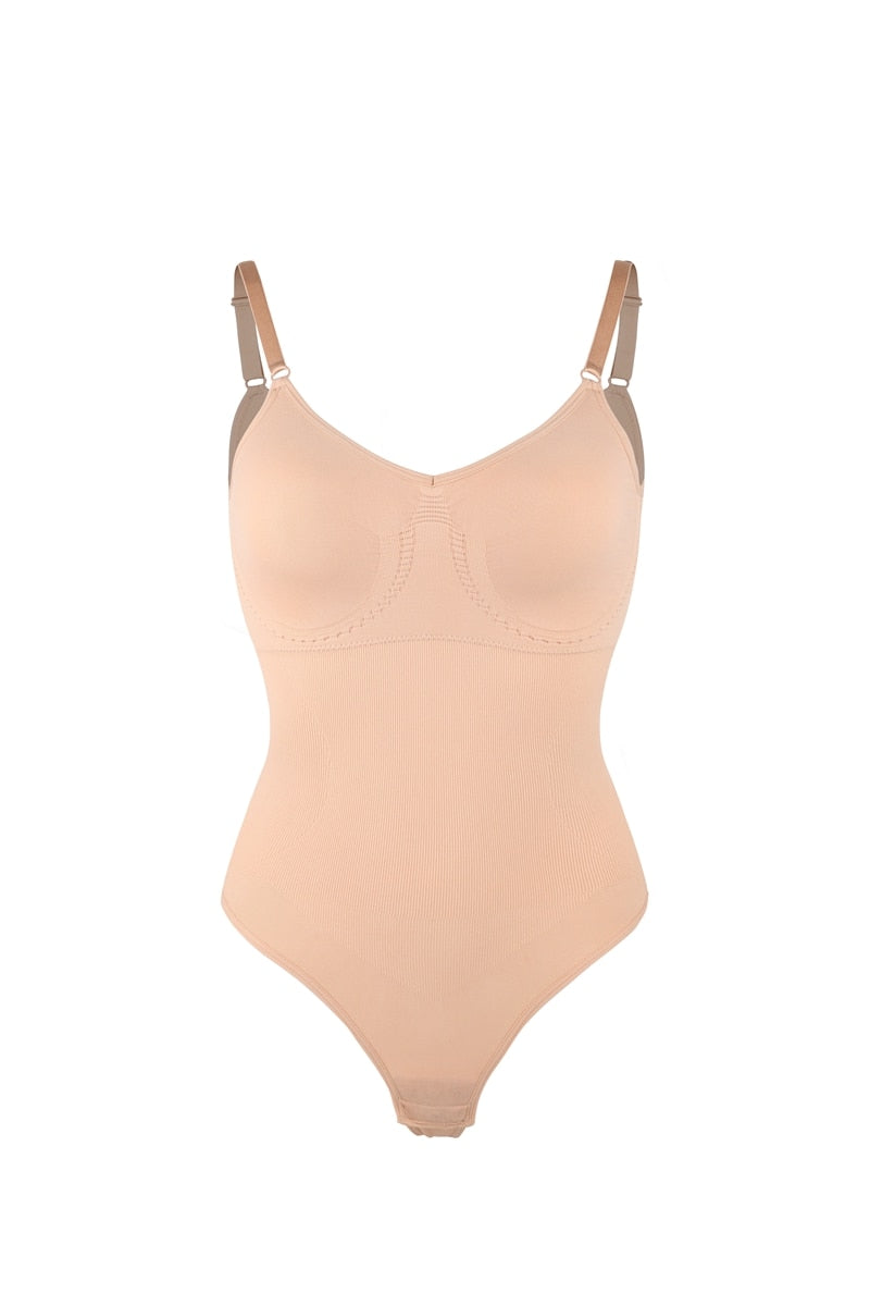 1 Piece Seamless Thongs Bodysuit Women's Shapewear Tummy Control Butt Lifter Smooth Invisible Under Dress Underwear Body Shaper The Clothing Company Sydney