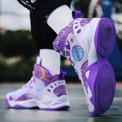 Unisex basketball shoes men's sports shoes women's breathable cushioning non-slip wear-resistant gym training sports Sneakers The Clothing Company Sydney