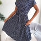 Floral Pleated A Line Long Dress Spring Summer Short Sleeve High Waist Chic Dress The Clothing Company Sydney