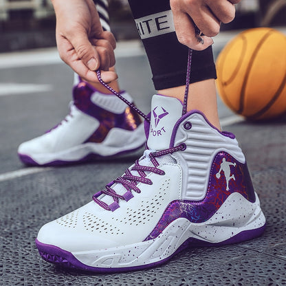 High-Top Sports Basketball Shoes Men Women Kids Fashion Street Basketball Shoes Outdoor Breathable Sneakers The Clothing Company Sydney