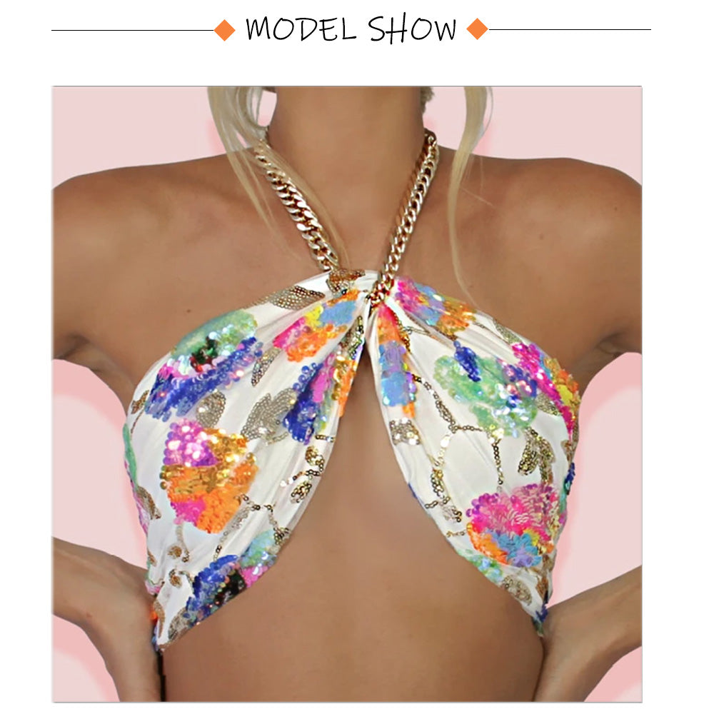 Sequin Backless Slip Mini Chain Straps Short Tulle Cocktail Summer Party Night Lush Prom Dress The Clothing Company Sydney