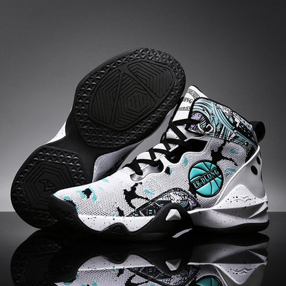 Unisex basketball shoes men's sports shoes women's breathable cushioning non-slip wear-resistant gym training sports Sneakers The Clothing Company Sydney