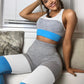 2 Piece Gym Sets Women's Outfits Push Up Yoga Set Seamless Suit for Fitness Pilates Training Wear Ladies Sportswear Leggings Tracksuit The Clothing Company Sydney